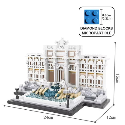 Trevi Fountain - Mini Brick Set